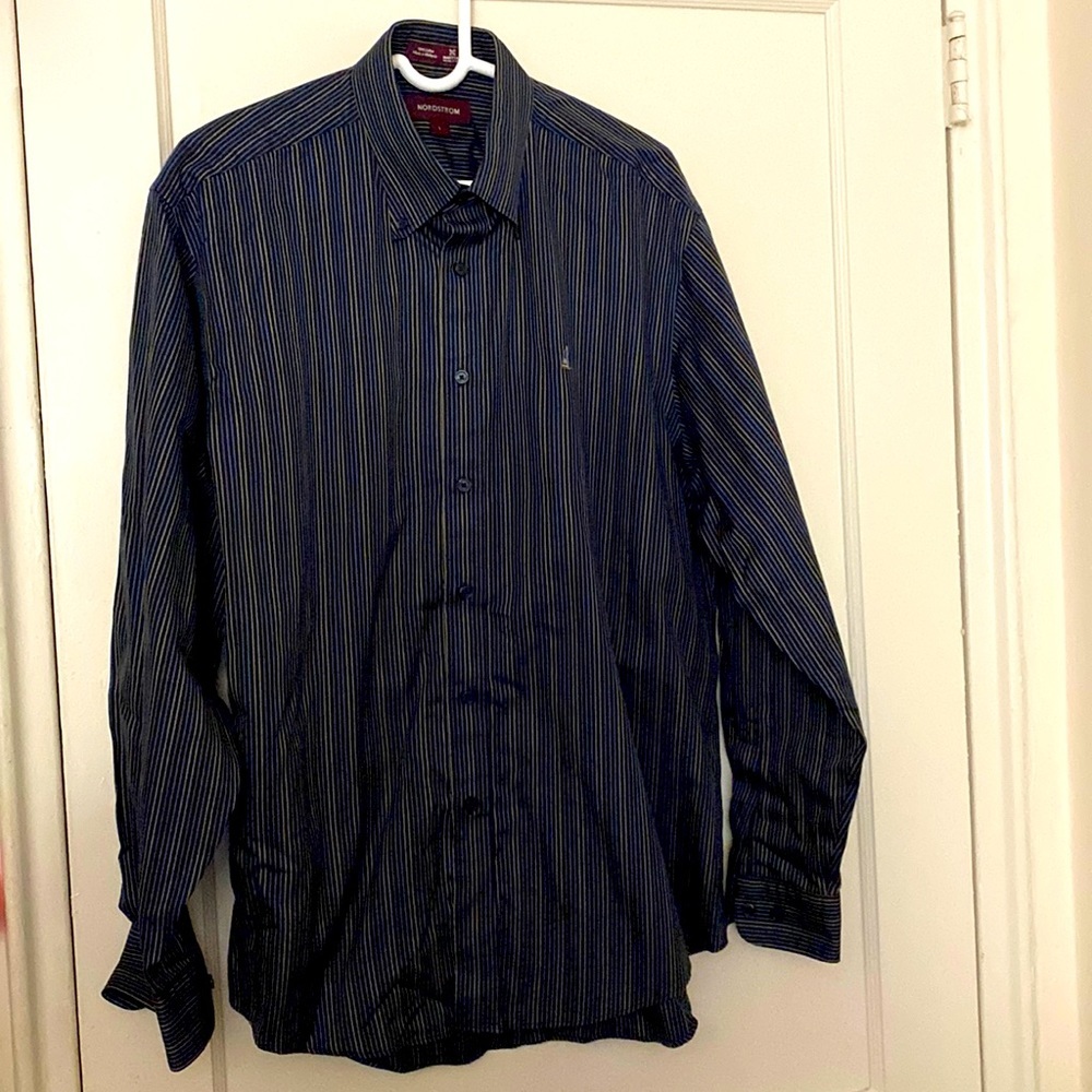 Nordstrom Multicolored Button Down Size: L - image 1